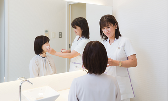 スキンチェック・スキンケア指導